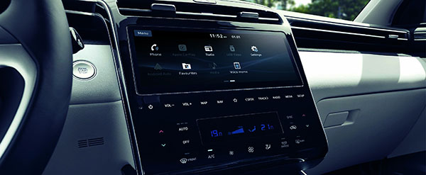 Tiện nghi hyundai tucson 2022
